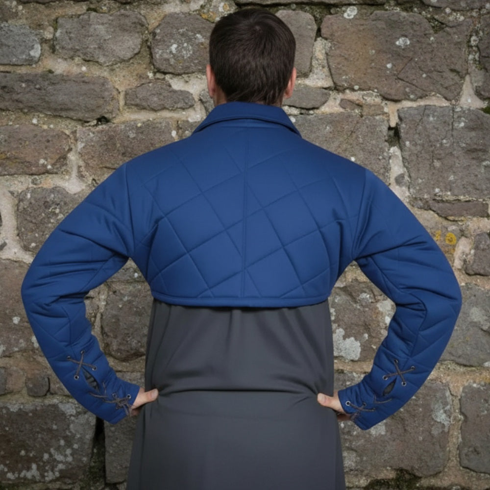 Medieval Viking LARP Costume – Cotton Gambeson Jacket with Sleeves