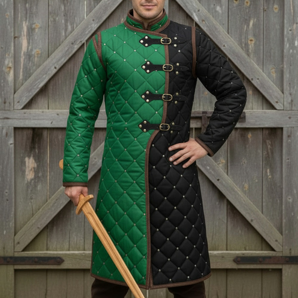 Medieval Gambeson β Quilted Viking Jacket,Ren Faire Costume