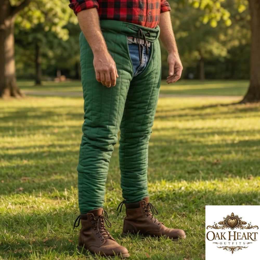 Medieval Padded Cotton Leggings: SCA Armor Chausses Under Gambeson Maille Hauberk for Halloween events
