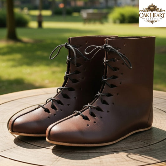 Roman Leather Vindolanda Shoes | Historical Reenactment Boots