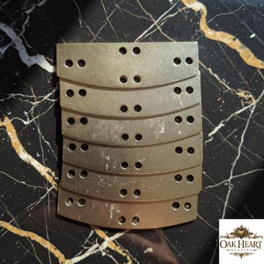 20 Gauge Lamellar Plates Type 2 – 7x2 cm Steel Armor for LARP & Reenactment