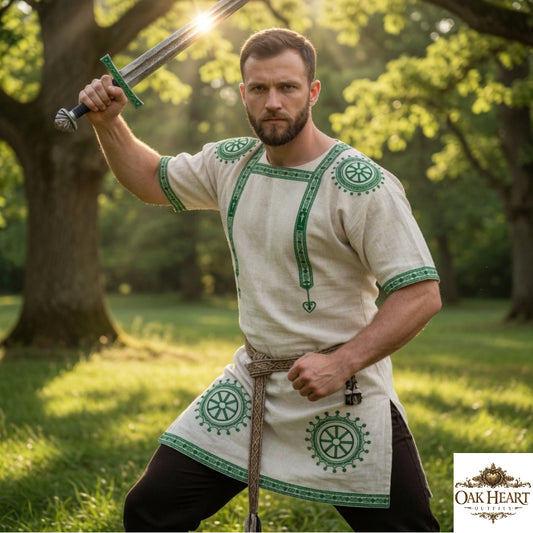 Roman Tunic Manicata – Medieval Roman Costume, Roman Dress, Historical Clothing