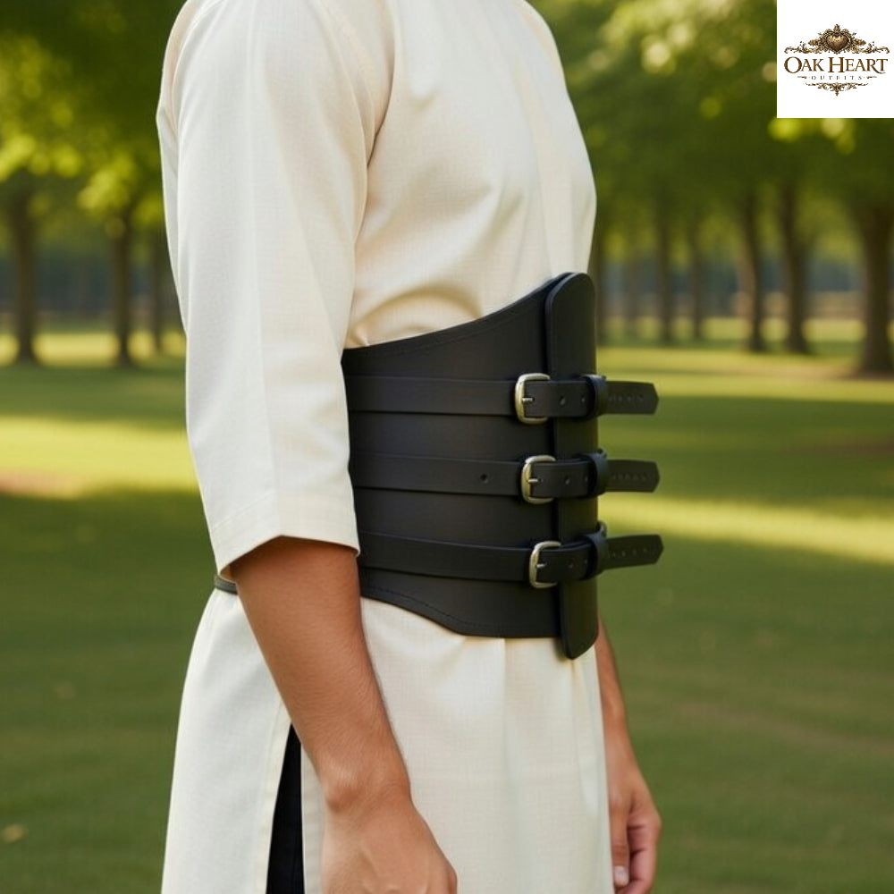 Leather Arming Belt | Medieval Knight Costume