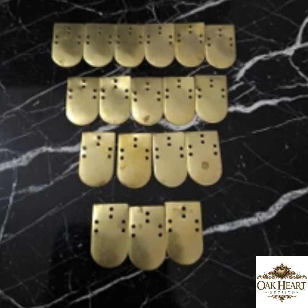 Roman Brass Loose Scales Type 14 – 13x25mm Armor Repair Kit