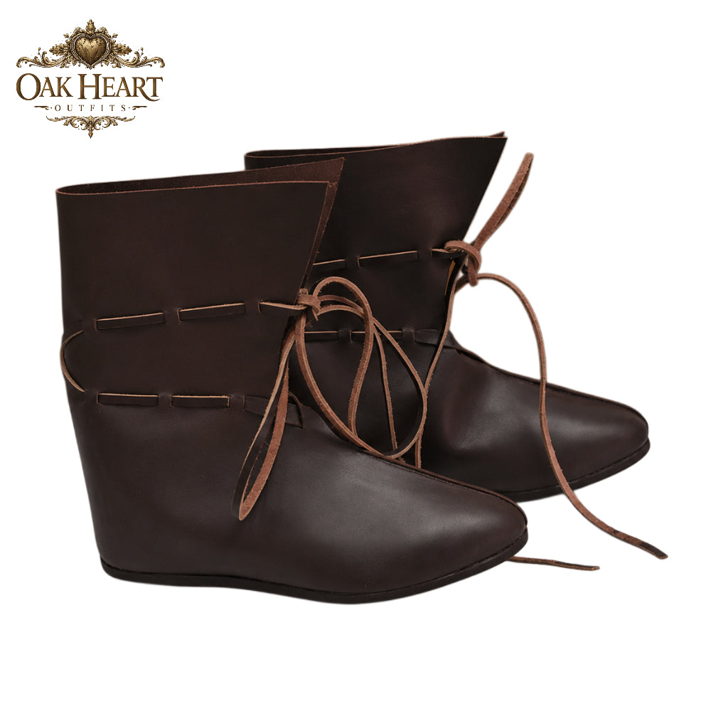 Medieval Oseberg Leather Boots – Viking Reenactment Footwear