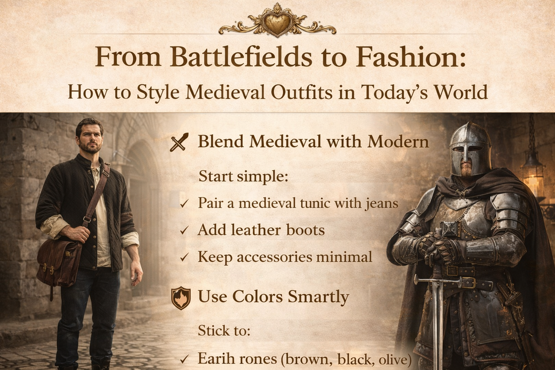 From Battlefields to Fashion: How to Style Medieval Outfits in Today’s World
