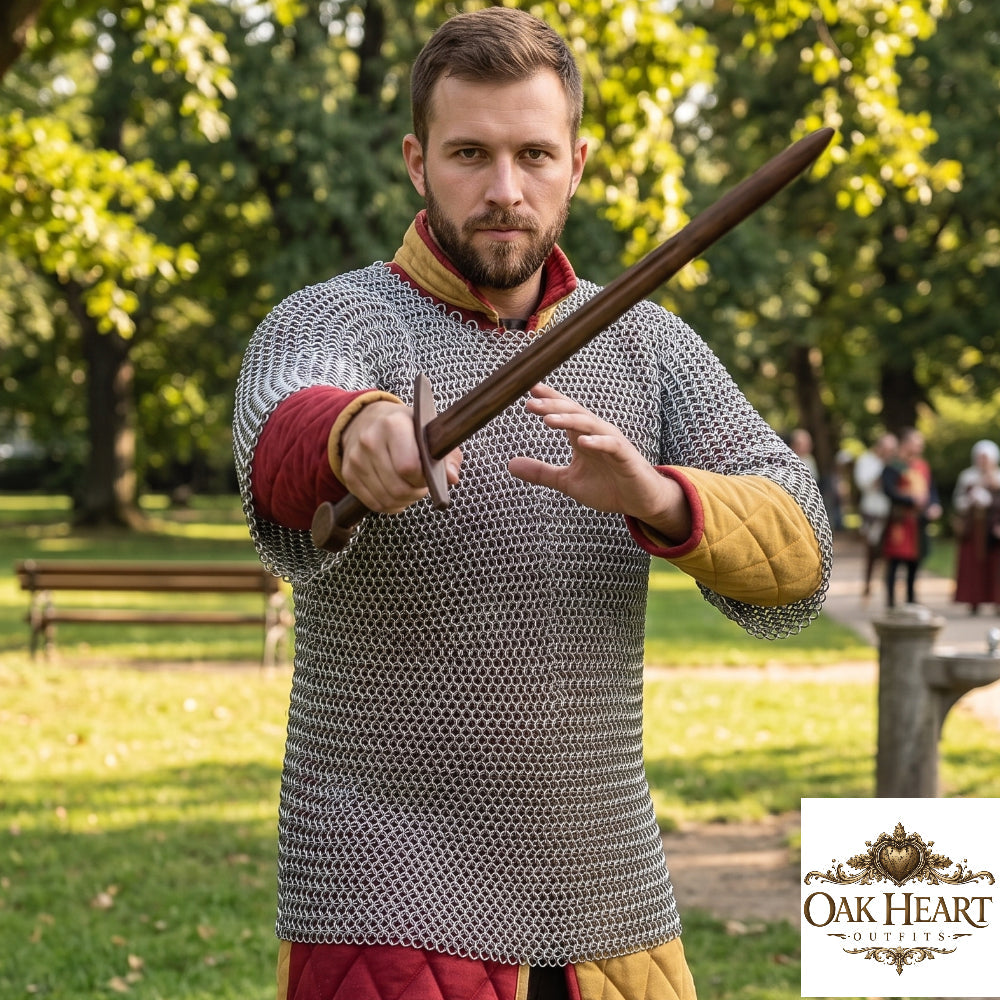 Medieval & Viking Chainmail Half Sleeve Shirts
