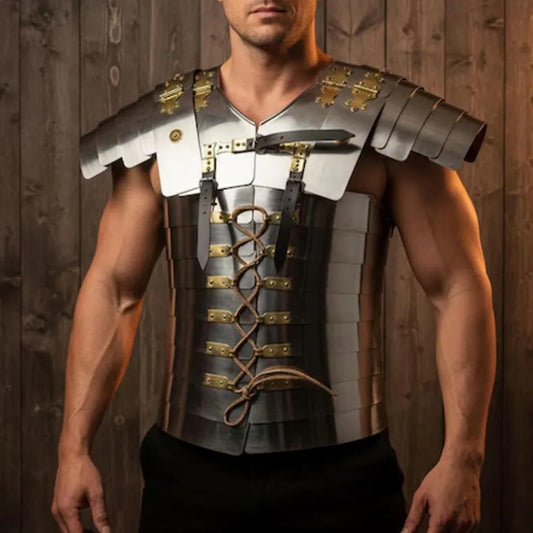 Lorica Segmentata Roman Armor – Medieval Roman Muscle Armour for LARP, Reenactment & Collectors