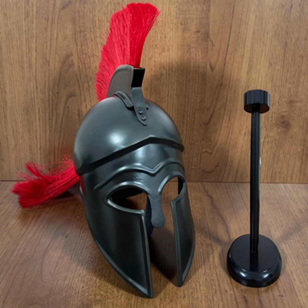 Greek Corinthian Warrior Helmet – Medieval Armor Gift with  Display Stand