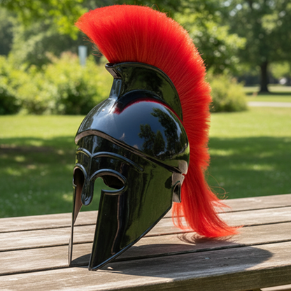 Greek Corinthian Warrior Helmet – Medieval Armor Gift with  Display Stand