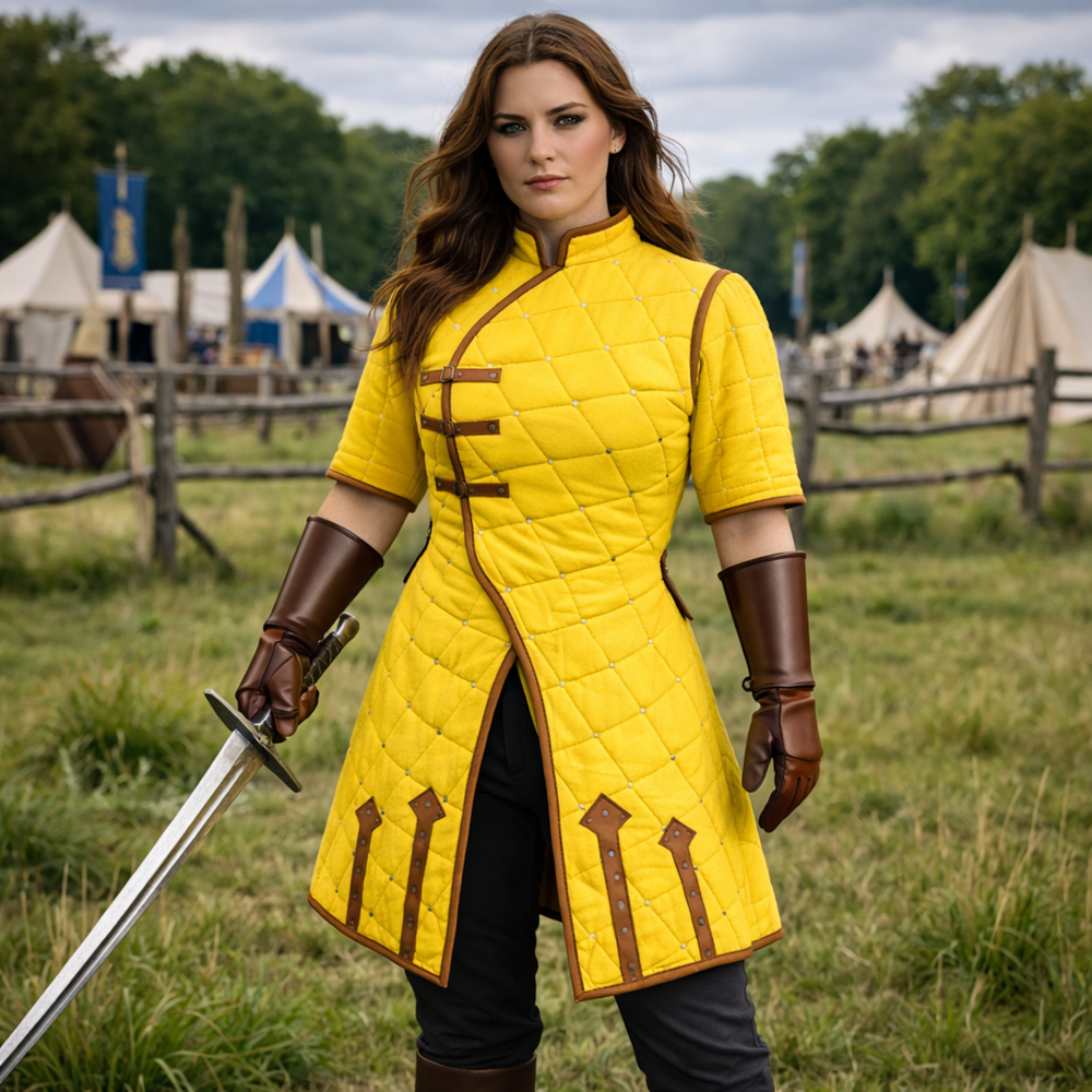 Medieval Armor Quilted Gambeson – LARP, Ren Faire & SCA Costume