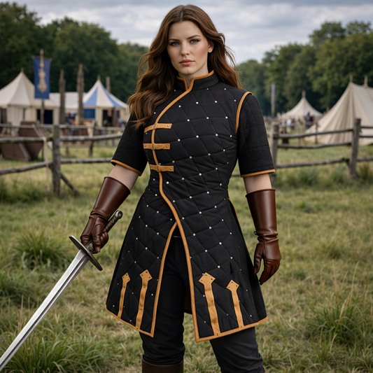 Medieval Armor Quilted Gambeson – LARP, Ren Faire & SCA Costume