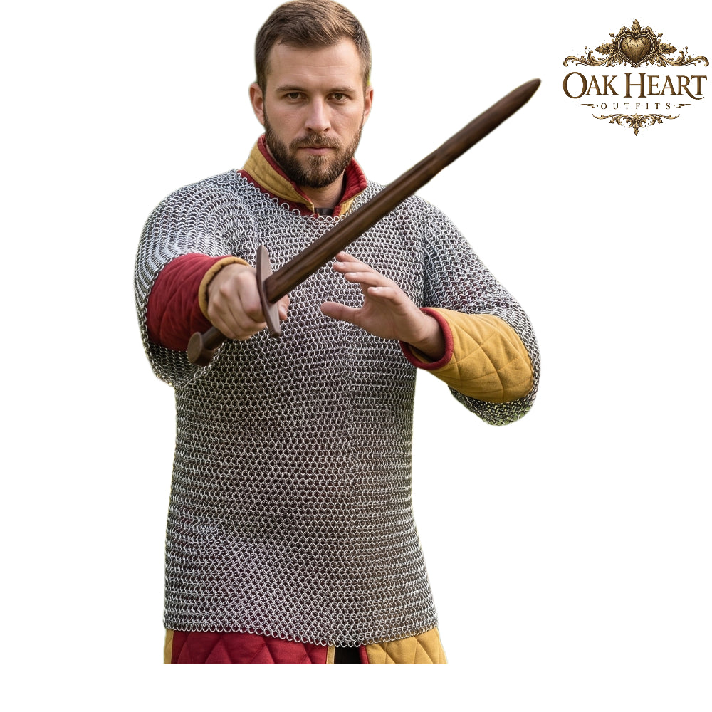Aluminum Chainmail Shirt: 16 Gauge 10mm Flat Riveted Medieval Armor