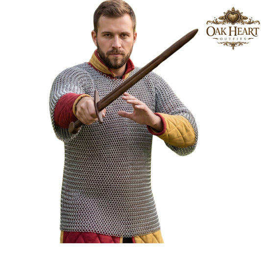 Aluminum Chainmail Shirt: 16 Gauge 10mm Flat Riveted Medieval Armor