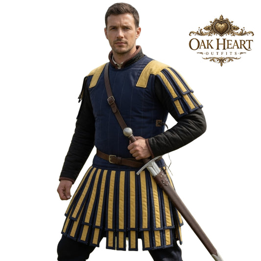 Roman Gladiator Subarmalis Costume – Warrior Quilted Armor Tunic for LARP & Cosplay