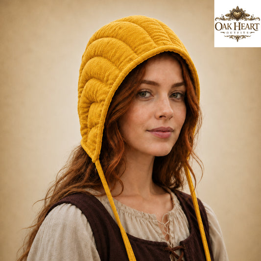 Medieval Padded Arming Cap for Armor & Ren Faire