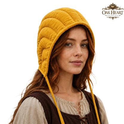 Medieval Padded Arming Cap for Armor & Ren Faire