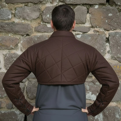 Medieval Viking LARP Costume – Cotton Gambeson Jacket with Sleeves