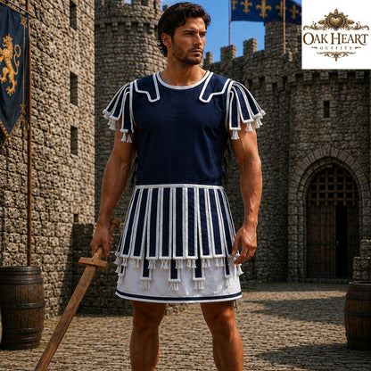 Roman Quilted Subarmalis – Padded Armor Vest | Ancient Roman Tunic | Legionary Costume