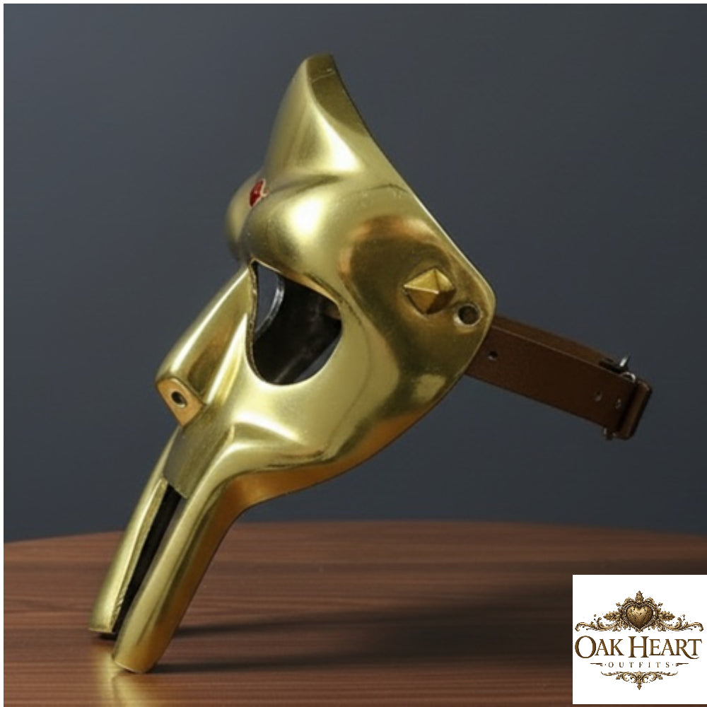 Medieval DOOM Mask Replica | Metal Rapper Mask | Hip Hop Cosplay Helmet