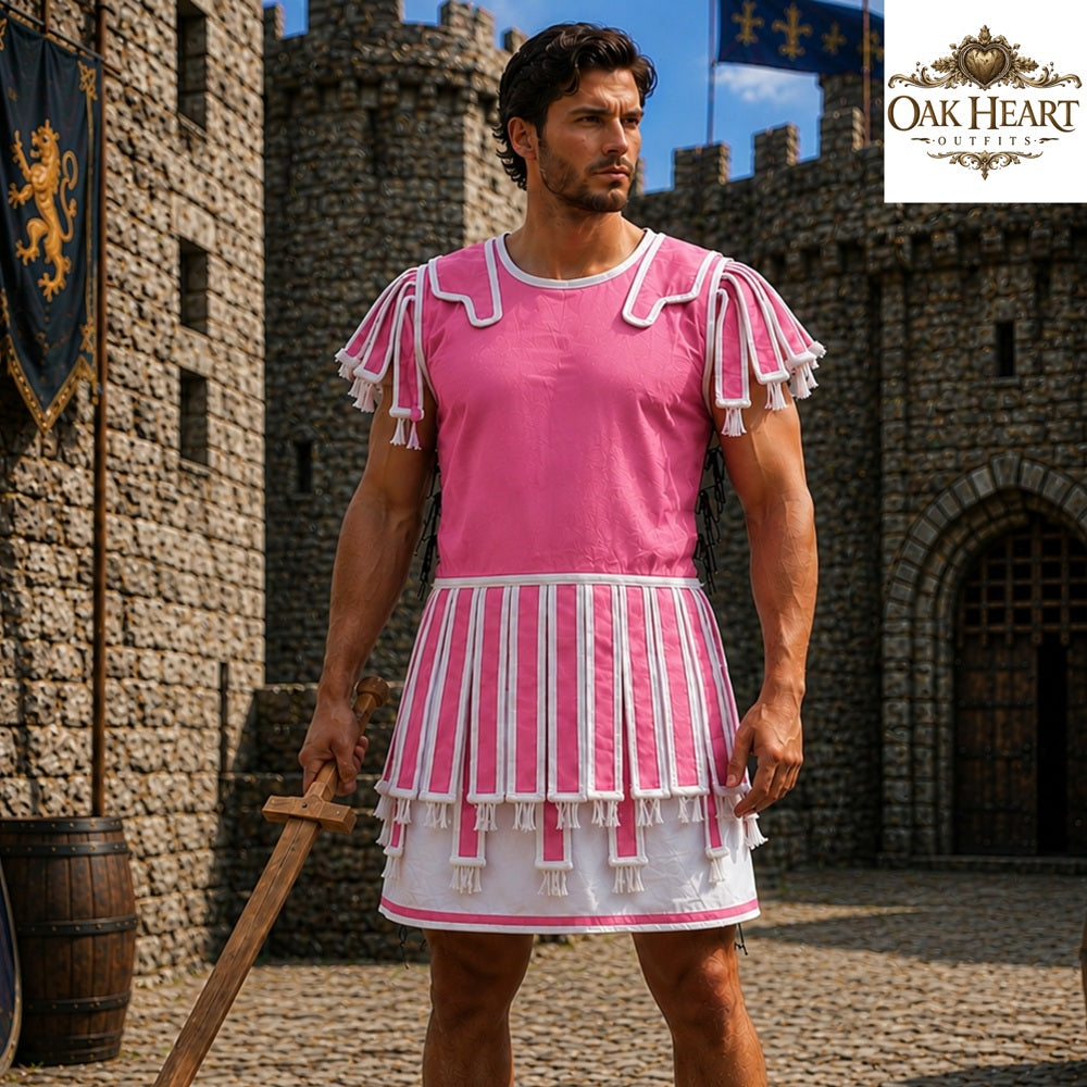 Roman Quilted Subarmalis – Padded Armor Vest | Ancient Roman Tunic | Legionary Costume
