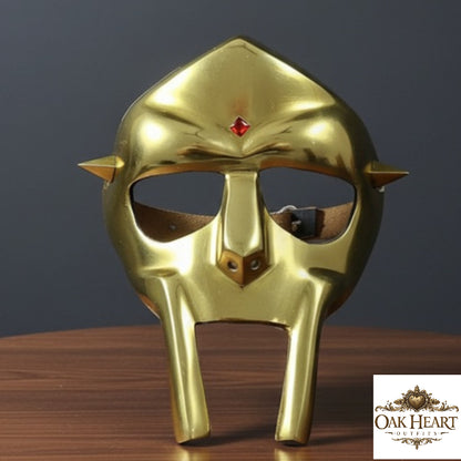Medieval DOOM Mask Replica | Metal Rapper Mask | Hip Hop Cosplay Helmet