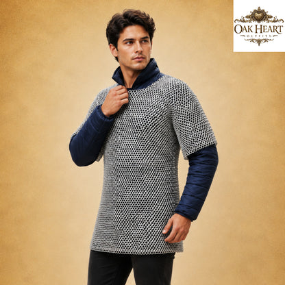 Medieval Chainmail Hauberk – Handmade Butted Ring Armor Shirt
