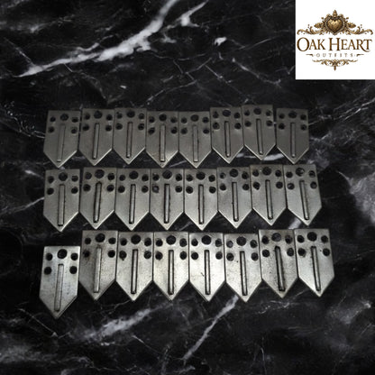 Steel Lamellar Scales – 13x25mm Armor Plates for DIY & Repair