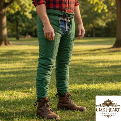 Medieval Padded Cotton Leggings: SCA Armor Chausses Under Gambeson Maille Hauberk for Halloween events