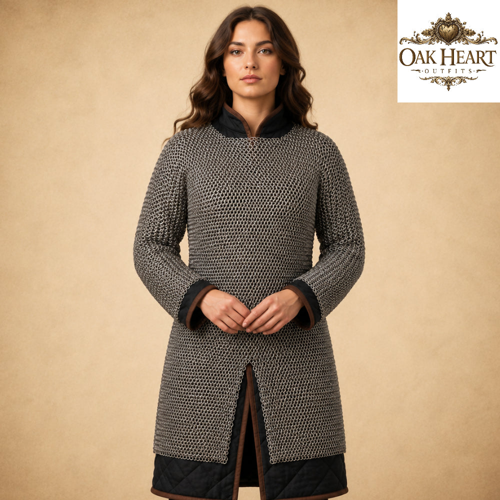 Chainmail Shirt – 9mm Round Riveted With Washers Medieval Armor
