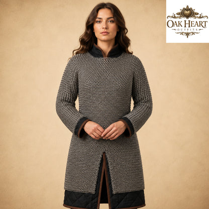 Chainmail Shirt – 9mm Round Riveted With Washers Medieval Armor
