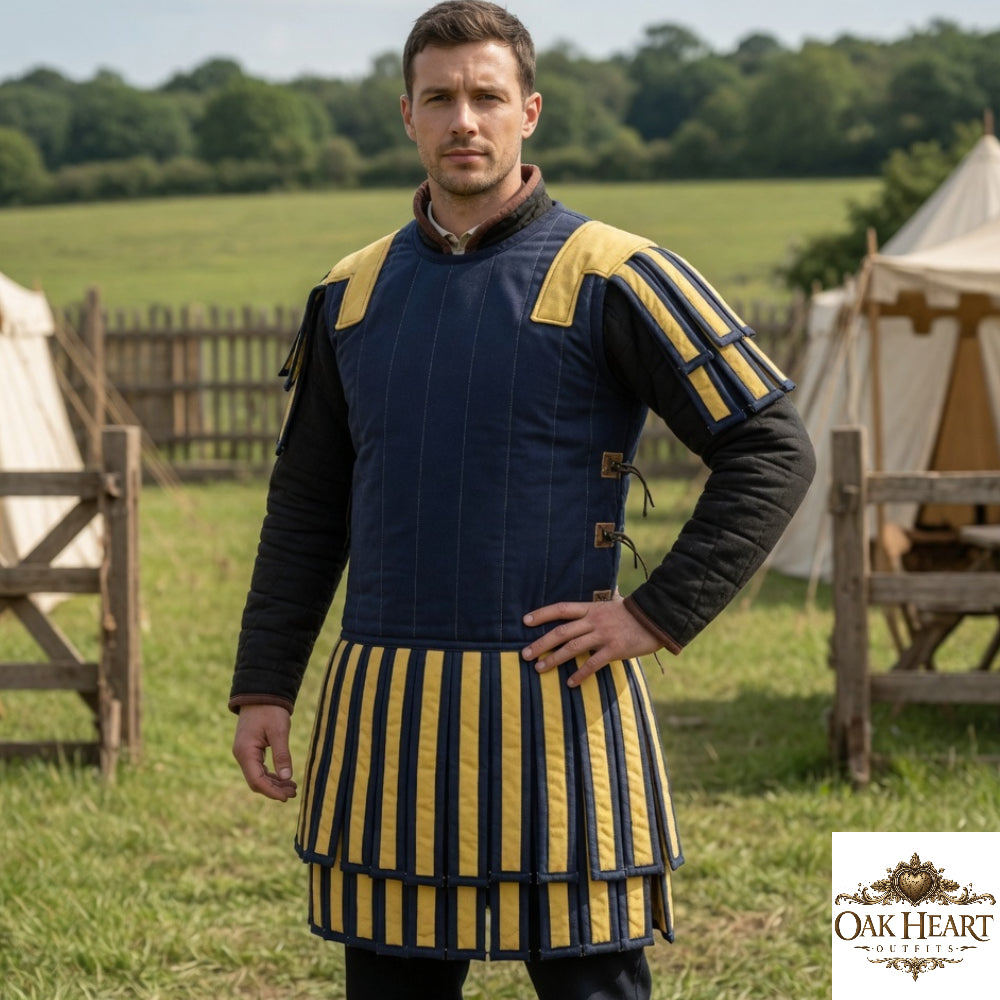 Roman Gladiator Subarmalis Costume – Warrior Quilted Armor Tunic for LARP & Cosplay