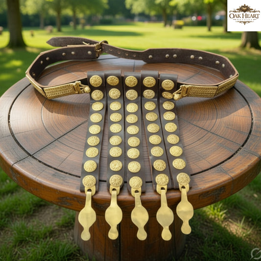 Roman Legionary Cingulum Belt – Leather Ren Faire Accessory