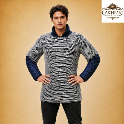 Medieval Chainmail Hauberk – Handmade Butted Ring Armor Shirt
