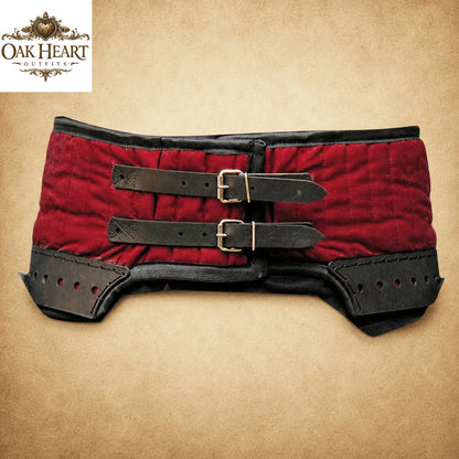 Medieval Padded Chausses Cotton Leggings with Arming Belt | SCA Armor | HEMA