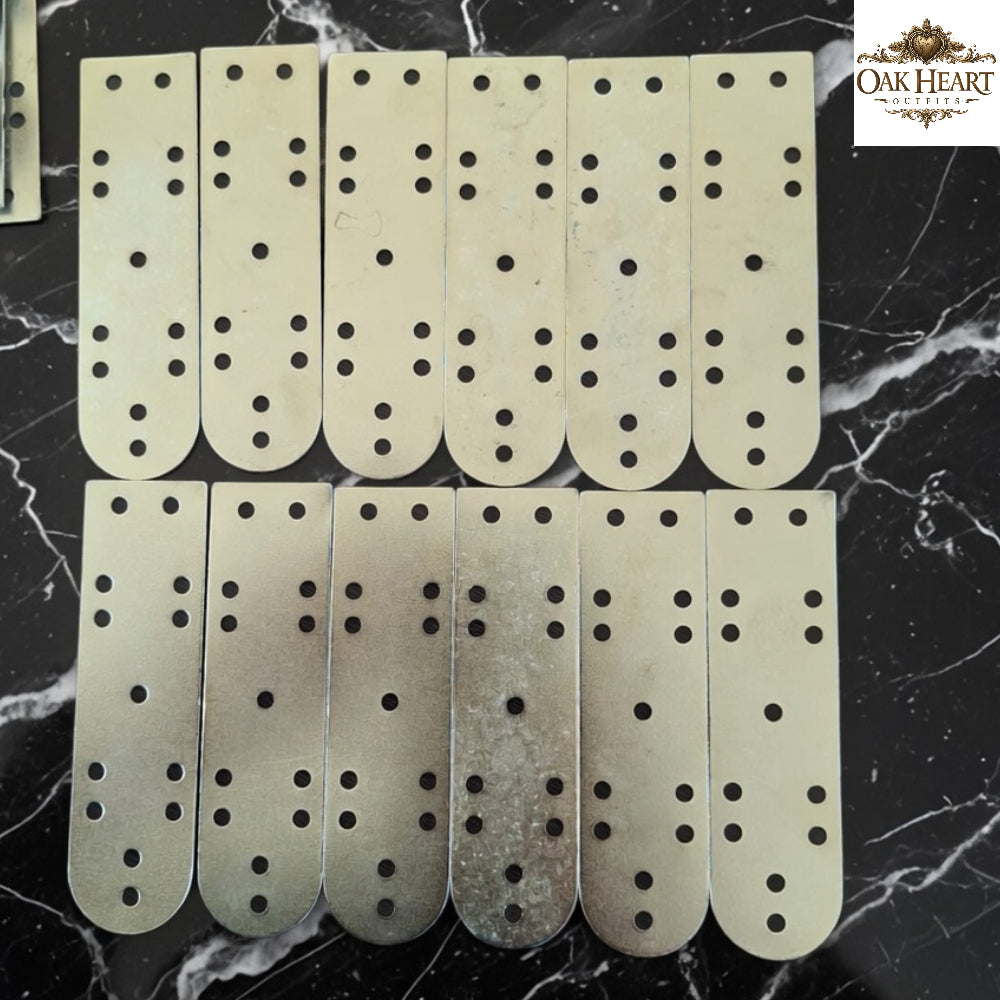 Birka Style Lamellar Plates Type 8 – 25 Steel Scales for Armor Build