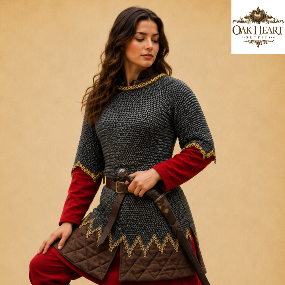 9mm Flat Ring Chainmail Shirt – Viking & Knight Costume Armor
