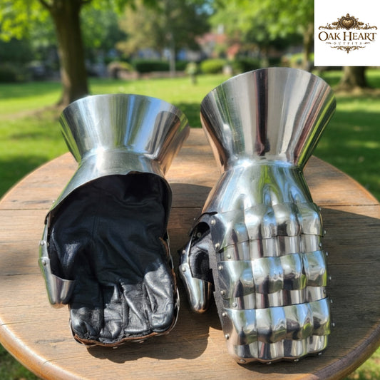 Medieval Mild Steel Gauntlets | Knight Armor Gloves