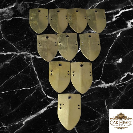 Brass Lorica Squamata Scales Type 11 – Roman Armor for LARP & SCA