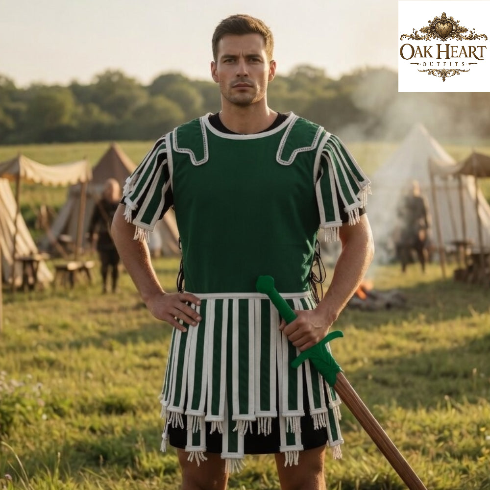 Roman Subarmalis Quilted Vest – Padded Armor for Reenactment
