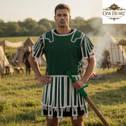 Roman Subarmalis Quilted Vest – Padded Armor for Reenactment