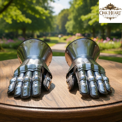 Hourglass Gauntlets – Medieval Knight Armor
