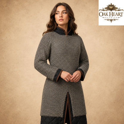 Chainmail Shirt – 9mm Round Riveted With Washers Medieval Armor