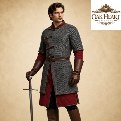 Ren Faire Chainmail Shirt – 8mm Flat Riveted Armor