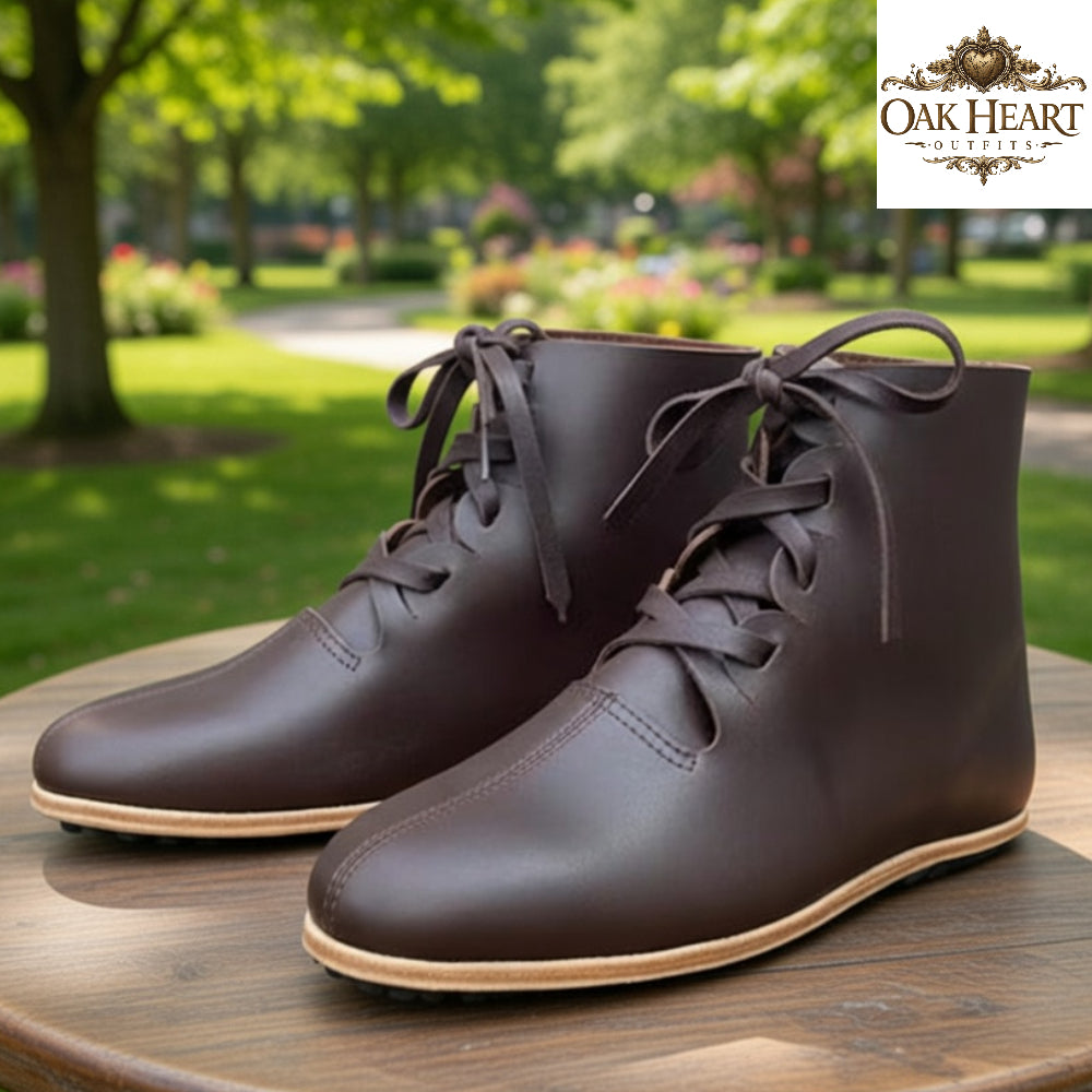 Roman Leather Boots Handmade | Historical LARP Cosplay Renaissance Footwear