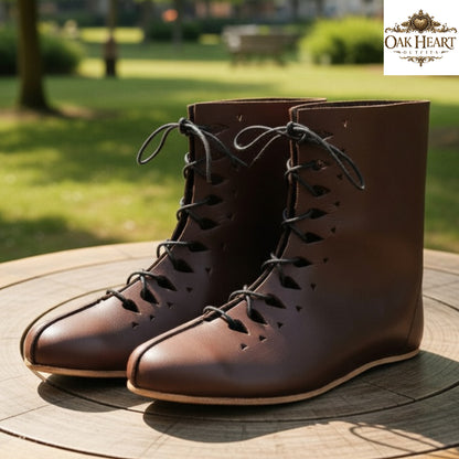 Roman Leather Vindolanda Shoes | Historical Reenactment Boots