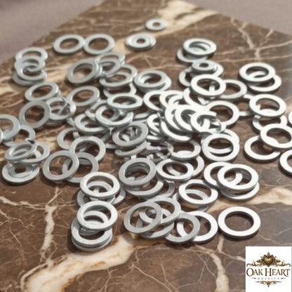Aluminum Flat Chainmail Rings 9mm – Strong & Lightweight Washers for Armor Making