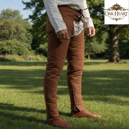Medieval Leggings – Cotton Chausses for SCA Armor, Gambeson & Maille Hauberk
