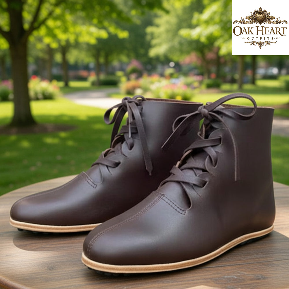 Roman Leather Boots Handmade | Historical LARP Cosplay Renaissance Footwear
