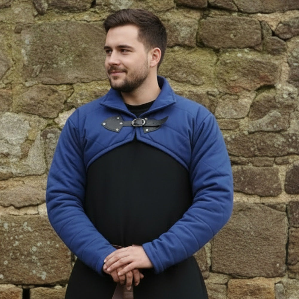 Medieval Viking LARP Costume – Cotton Gambeson Jacket with Sleeves